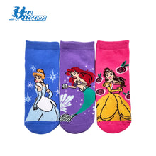 Load image into Gallery viewer, Lil Legends Disney &amp; Marvel Sneaker Socks (3-Pair Pack)
