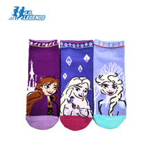 Load image into Gallery viewer, Lil Legends Disney &amp; Marvel Sneaker Socks (3-Pair Pack)
