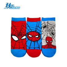 Load image into Gallery viewer, Lil Legends Disney &amp; Marvel Sneaker Socks (3-Pair Pack)
