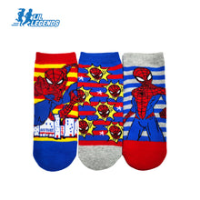 Load image into Gallery viewer, Lil Legends Disney &amp; Marvel Sneaker Socks (3-Pair Pack)
