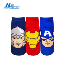 Load image into Gallery viewer, Lil Legends Disney &amp; Marvel Sneaker Socks (3-Pair Pack)
