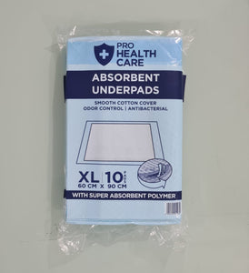 PROHEALTHCARE Absorbent Underpads (XL 10s)