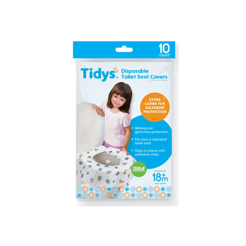 Tidys Disposable Toilet Seat Covers 10-pack