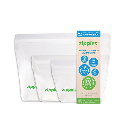 Zippies Sampler Pack - 1 Small, 1 Medium, 1 Large