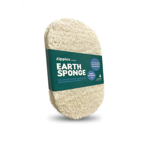 Zippies Earth Sponge Scrubber 4-pack