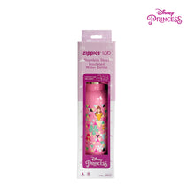 Load image into Gallery viewer, Zippies Lab Disney Princess Geo Insulated Water Bottle 483ml (2 types of cap included)
