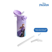 Load image into Gallery viewer, Totsafe Disney Kids Double Wall Stainless Steel Insulated Sippy Bottle 350mL (with extra sippy &amp; straw replacement)
