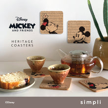 Load image into Gallery viewer, Simpli Disney Home Collection Mickey Cork Coasters
