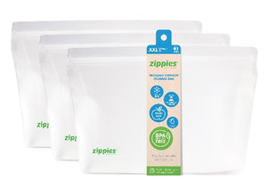 Zippies Reusable Standup Storage Bags - XX Large