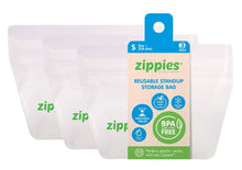 Load image into Gallery viewer, Zippies Reusable Standup Storage Bags - Small
