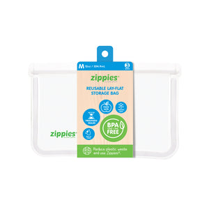 Zippies Reusable Layflat Storage Bags - Medium