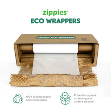 Load image into Gallery viewer, Zippies Eco Wrappers Honeycomb Kraft Roll Solo
