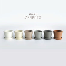 Load image into Gallery viewer, Zenpots 10cm Pot with Catch Plate
