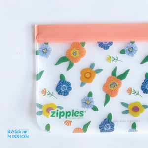 Zippies Love for All Reusable Layflat Storage Bags - Sampler Pack
