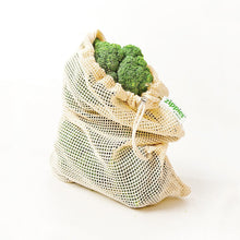 Load image into Gallery viewer, Zippies Cotton Mesh Produce Bags (Small) Pack of 5
